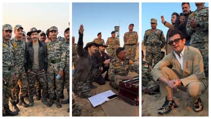 varun dhawan share border 2 on set video with ahan shetty and sonu nigam sing song ghar kab aaoge