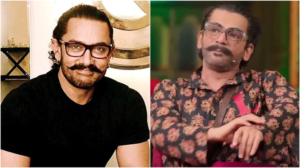 Aamir khan reaction on sunil grover mimicry in the great indian kapil show