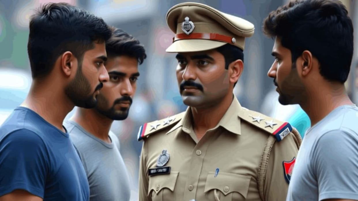 miscreants beat up sub-inspector police register FIR in jaunpur