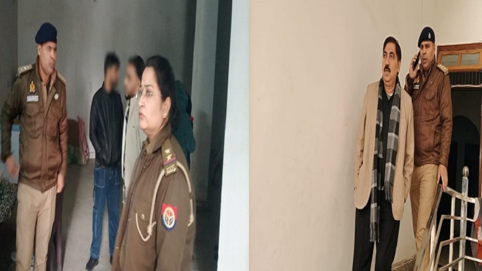 Young men and women caught after raid on hotel