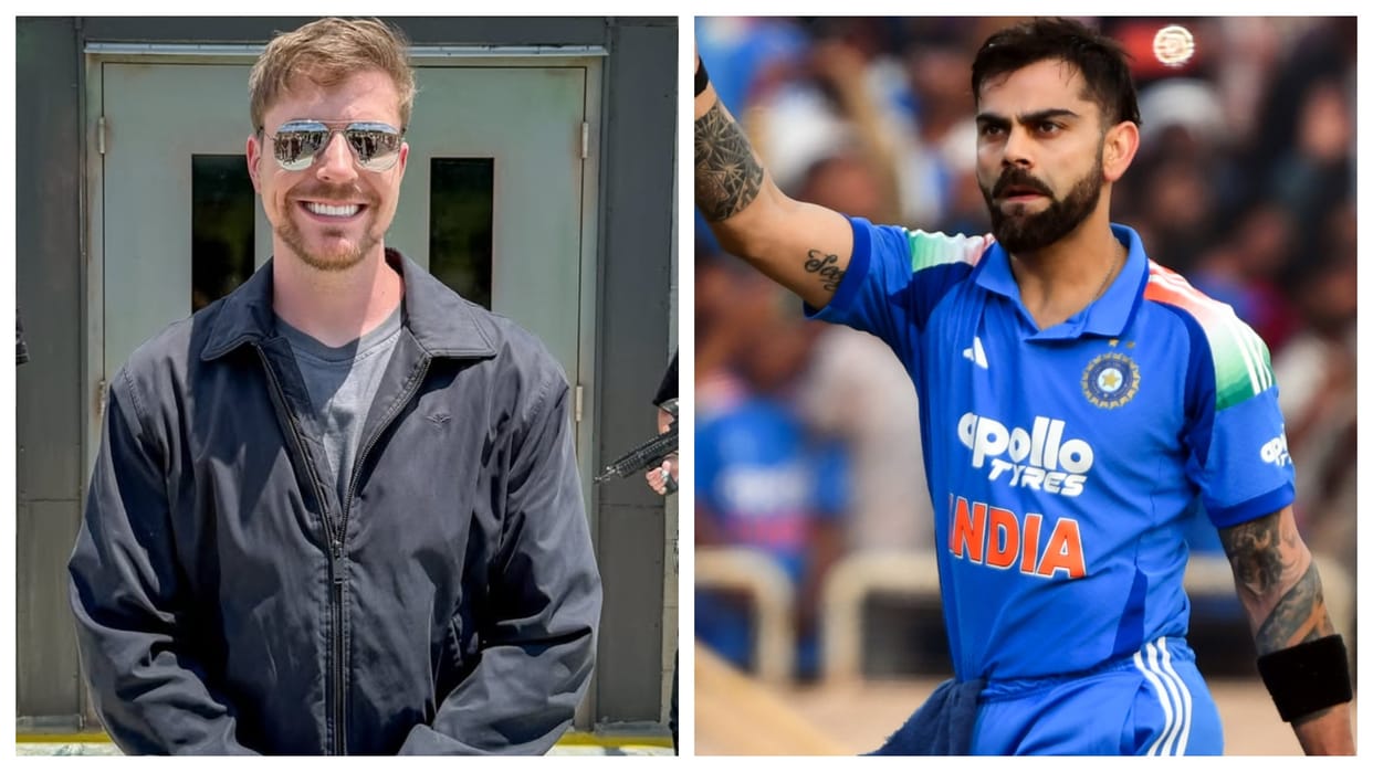 YouTuber MrBeast sends invitation to Virat Kohli for acting in film news in hindi