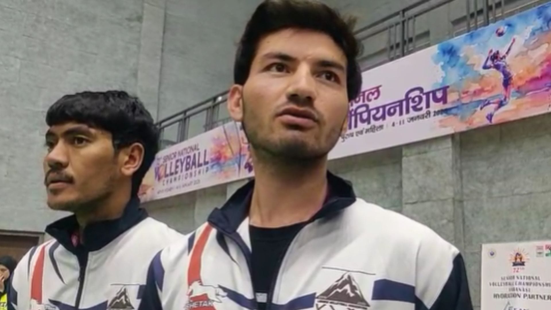 special story of players from Ladakh at National Volleyball Championship in varanasi