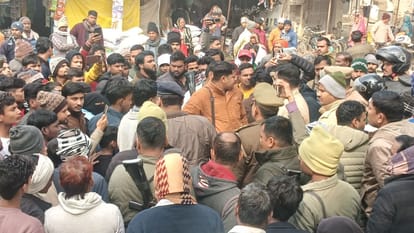 Police went to arrest madrasa manager accused of embezzlement he died leading to protests in azamgarh