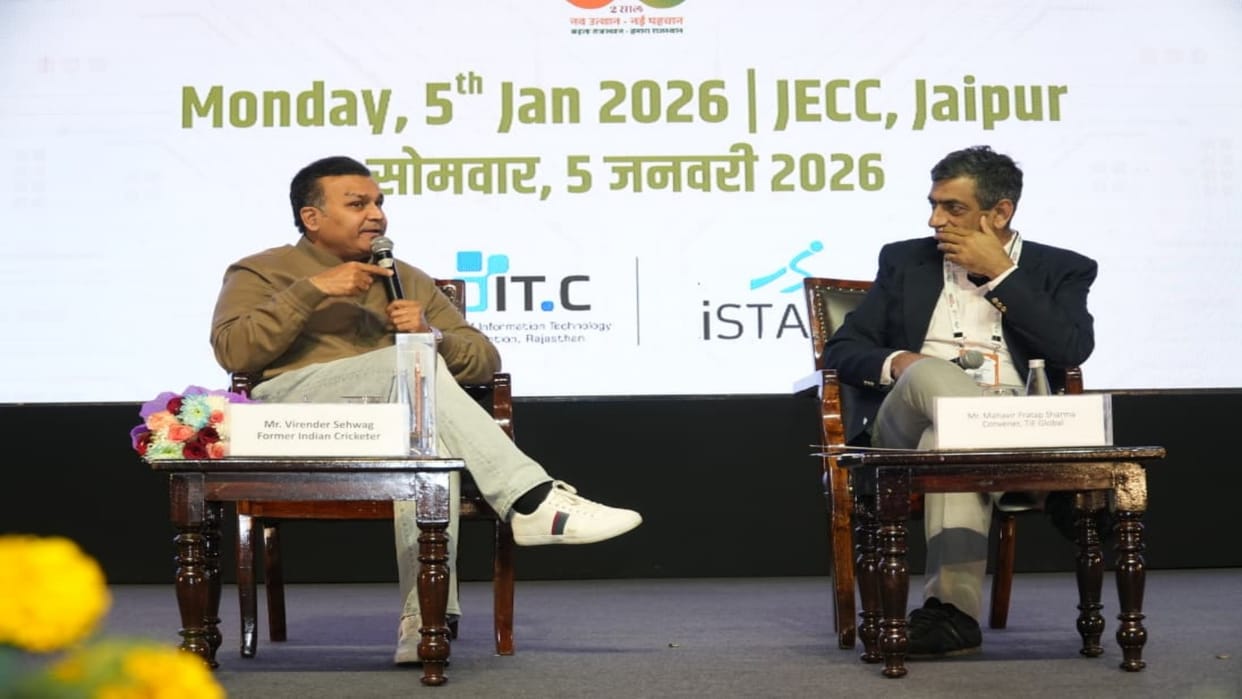 Rajasthan News: At DigiFest, Sehwag Says ‘No Fear, No Limits’; Courage, Risk and Teamwork Lead to Success