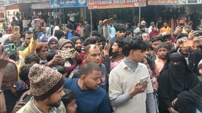 Police went to arrest madrasa manager accused of embezzlement he died leading to protests in azamgarh