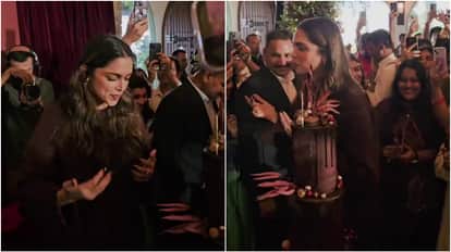 deepika padukone 40th birthday celebration with fans mumbai video viral before new york trip with ranveer
