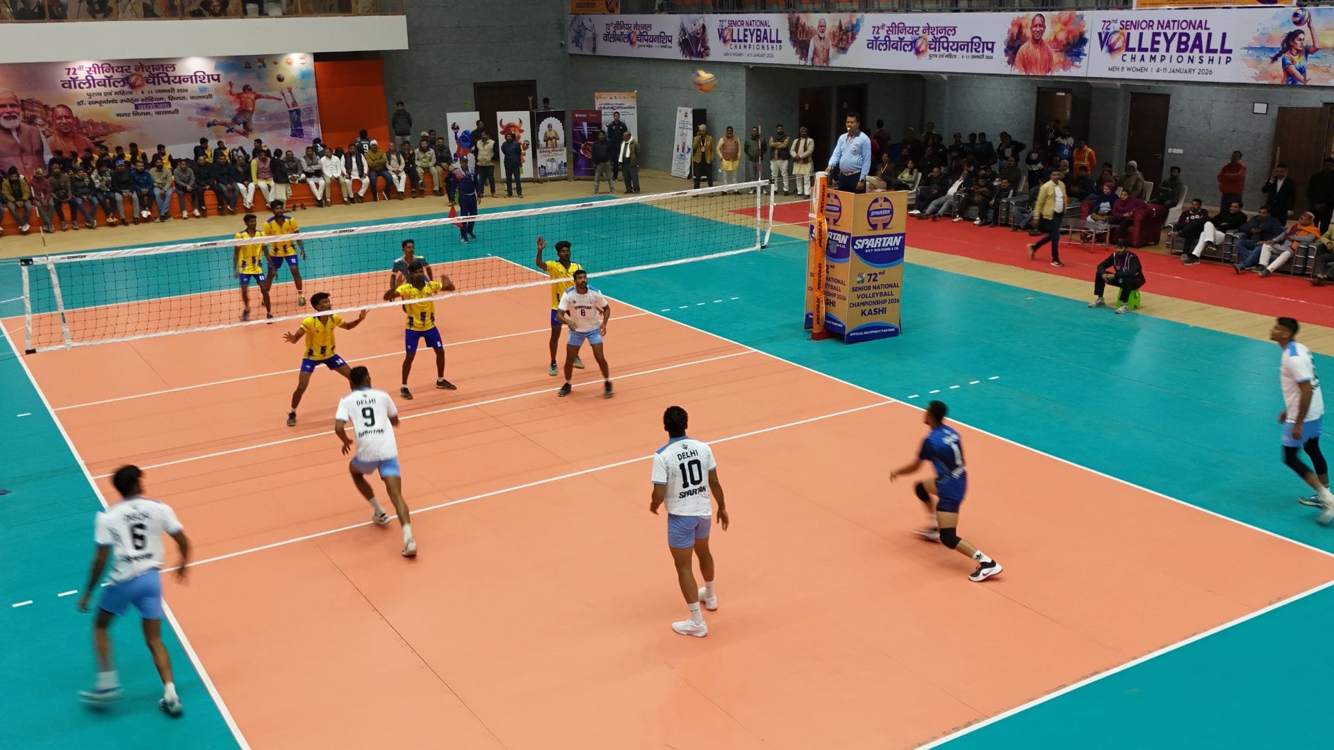 special story of players from Ladakh at National Volleyball Championship in varanasi