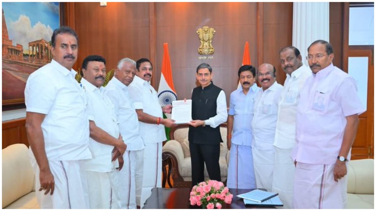 AIADMK has leveled corruption charges against DMK government Tamil Nadu politics Edappadi Palaniswami