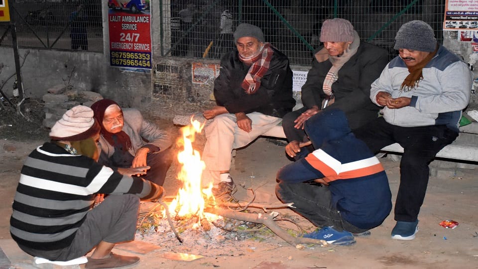 severe cold in Aligarh