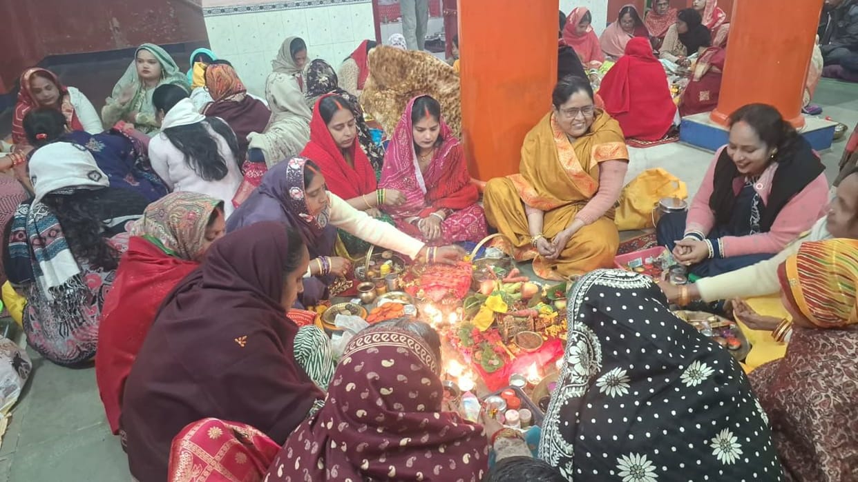 Magh Ganesh Chaturthi fast organized with devotion in Ramanujganj