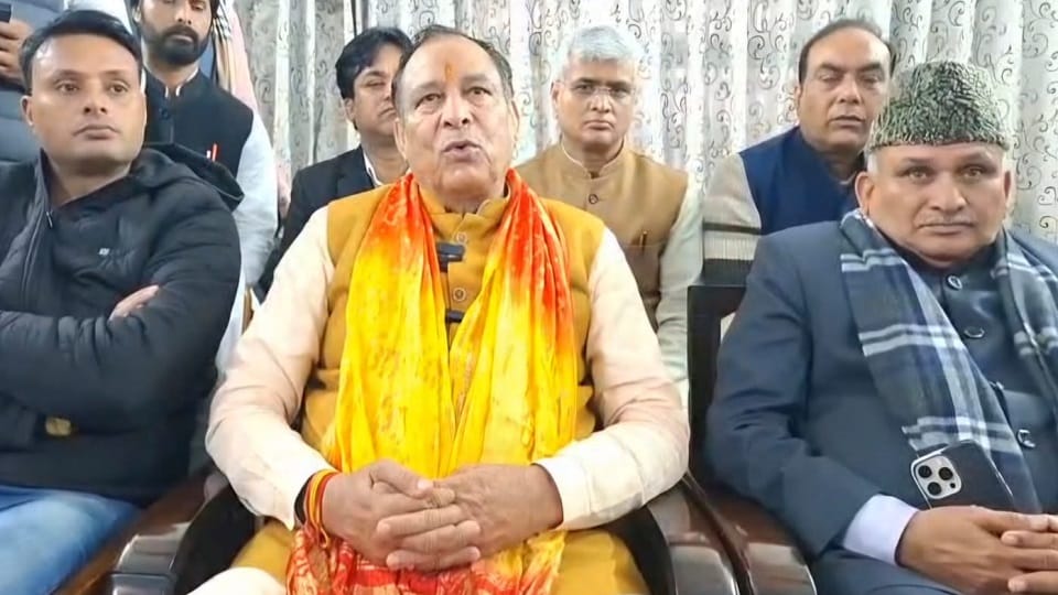 BJP state President Mohanlal Badoli slams Congress