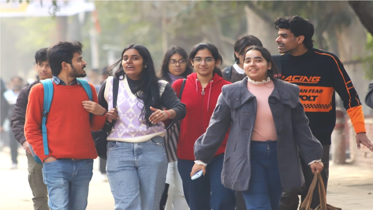 People shivered in cold winds in Delhi cold wave like conditions prevailed in some areas