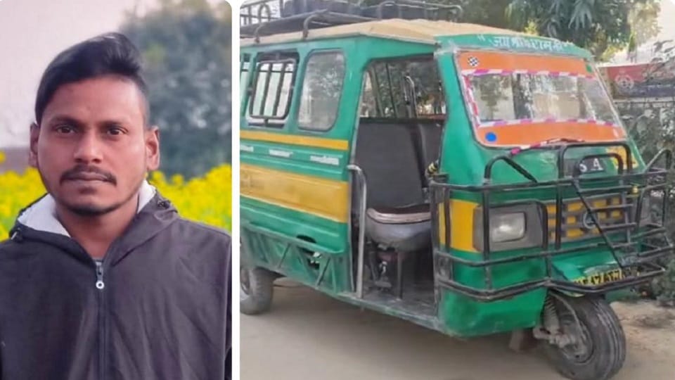 Meerut: When asked to reduce the volume of music in the tempo, the driver killed the young man