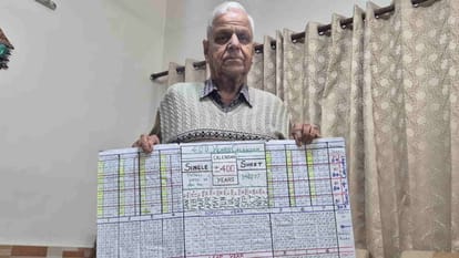Smart calendar 84-year-old Vijay Mehra created a special smart calendar received legal rights for it Dehradun
