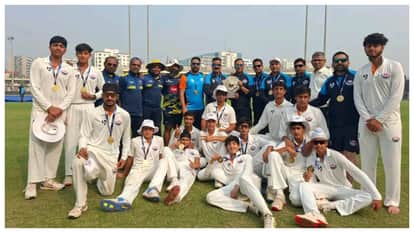 Jammu and Kashmir Under-16 team clinched Vijay Merchant Trophy Plate Group title match report