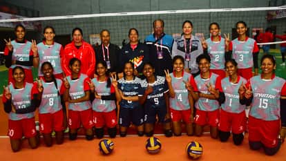 छत्तीसगढ़ की टीम की खिलाड़ी