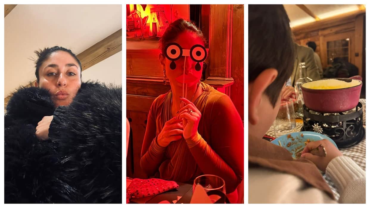 Kareena Kapoor share cute selfies during vacation with Taimur and Jeh ali khan pataudi