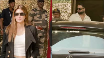 Nupur Sanon Stebin Ben Wedding: Kriti Sanon spotted travelling to Udaipur with boyfriend for Sister Wedding