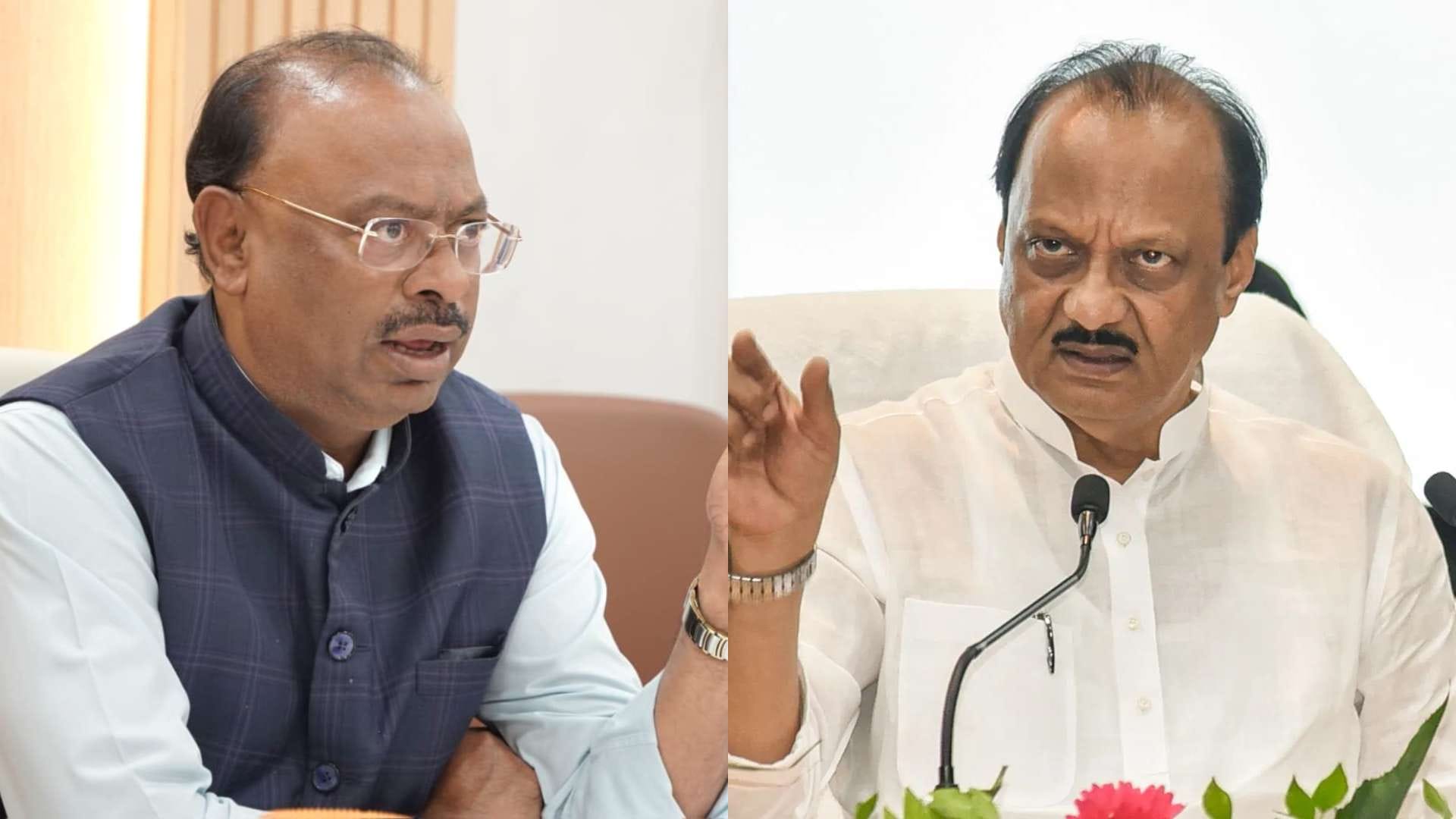 महाराष्ट्र के मंत्री चंद्रशेखर बावनकुले और उपमुख्यमंत्री अजित पवार