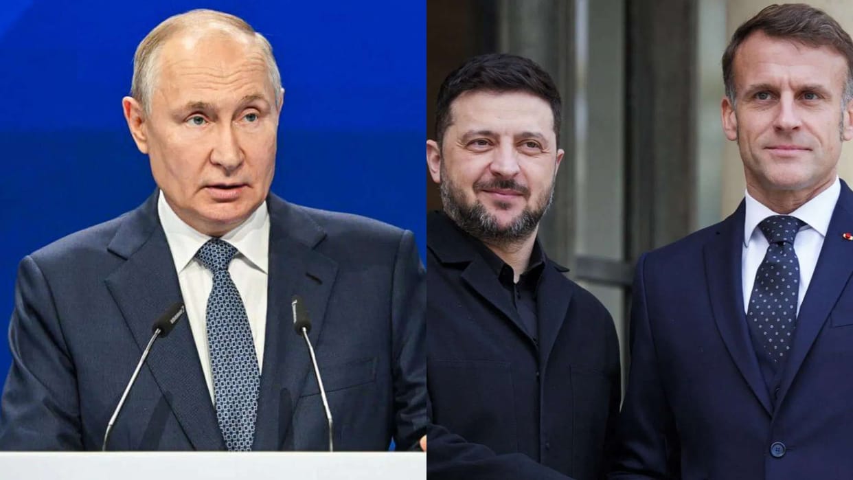 Russia Ukraine War Meeting held in Paris for peace in Ukraine Macron says its a big step towards a ceasefire
