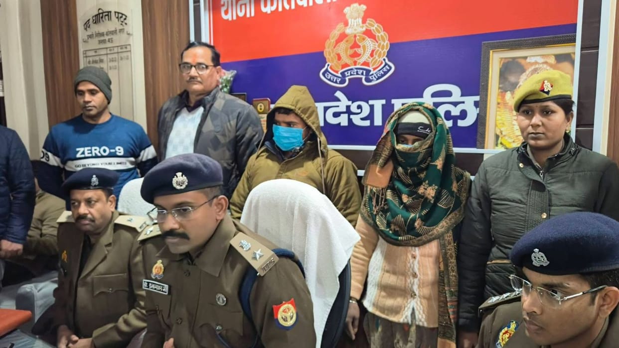 Two people including woman arrested with 18 kg of hashish in mau
