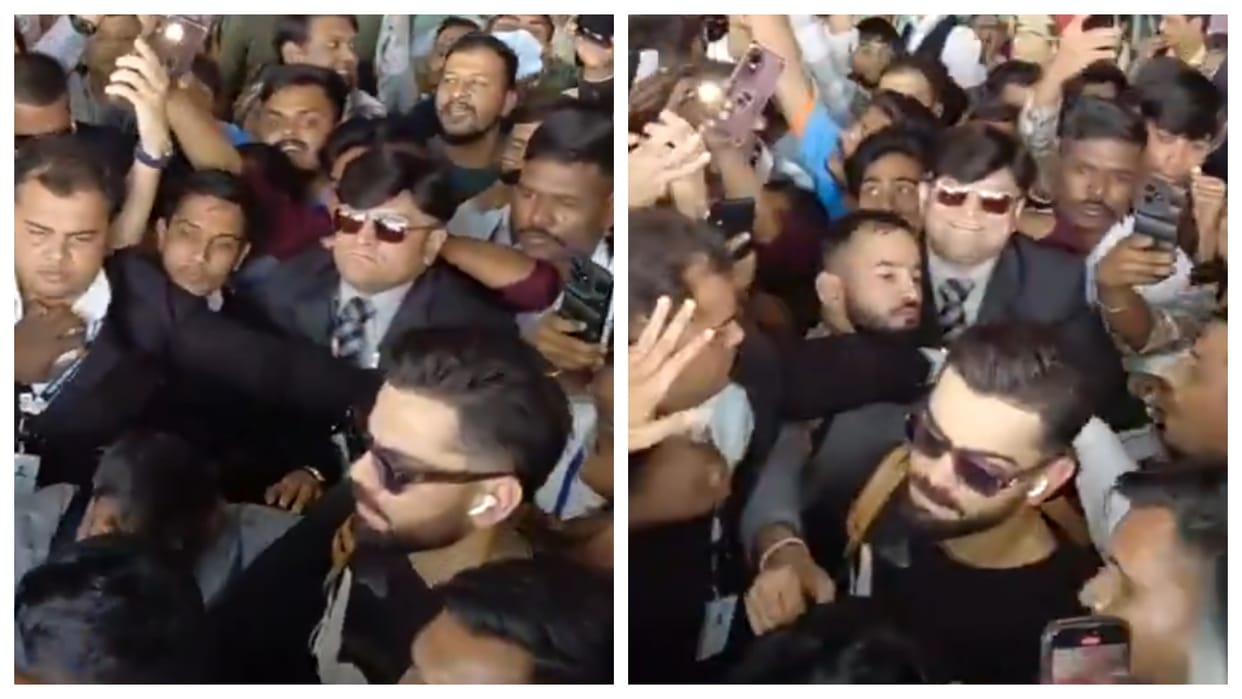 IND vs NZ: Virat kohli reaches Vadodara for Team India's ODI match against New Zealand