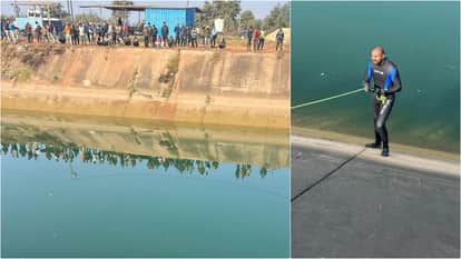 Rewa News: Death trap on Bida-Semaria road, bike falls into canal in dark; two youths died