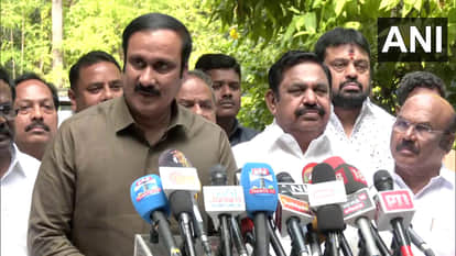 Tamil Nadu Elections PMK Anbumani Ramadoss alliance AIADMK NDA Palaniswami warns against middlemen poll ticket