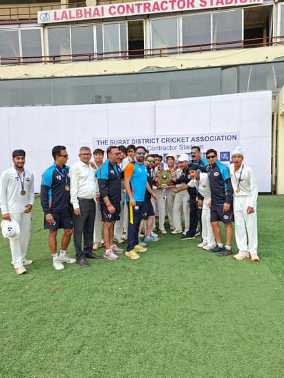 Jammu and Kashmir Under-16 cricket team emerged victorious in the Plate Group of the Vijay Merchant Trophy.