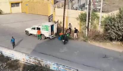 Bhopal News: A gas pipeline burst during excavation work in front of Shahpura police station; a major accident