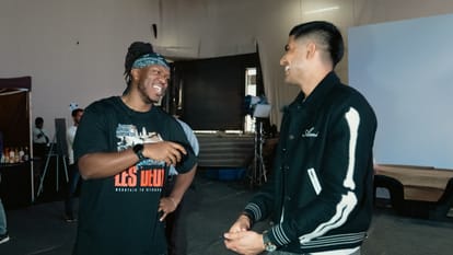 British YouTuber KSI Perform Dance To Dhurandhar Song And Meet With Cricketer Ꮪhubman Gill
