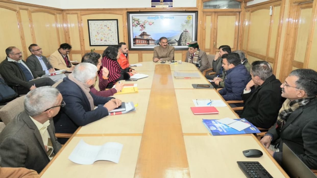 Himachal: cm sukhvinder sukhu directed to include online facilities in health services'