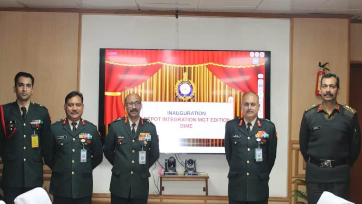 Indian Army launched digital platform Depot Integration Management Edition DIME