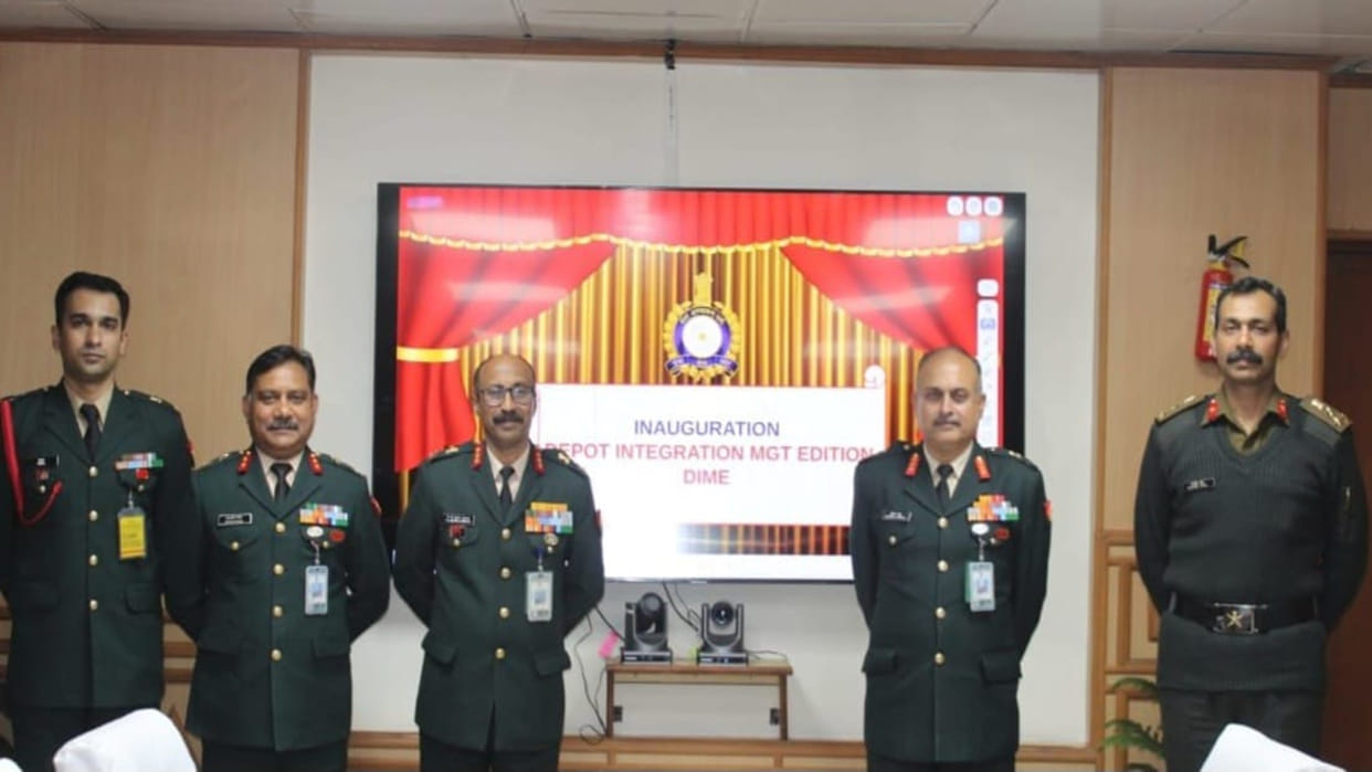 Indian Army launched digital platform Depot Integration Management Edition DIME