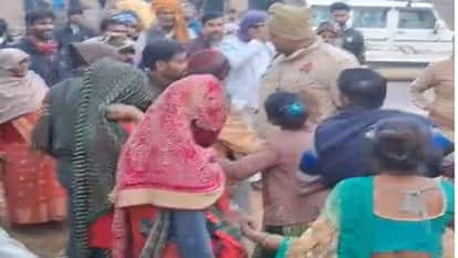 Violence Erupts During Land Measurement in Etah, Officials Attacked, Video Goes Viral