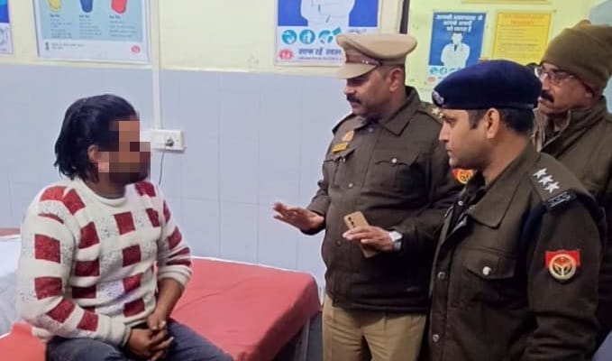 Auraiya Accused of cow slaughter arrested in police encounter shot in the leg admitted to hospital