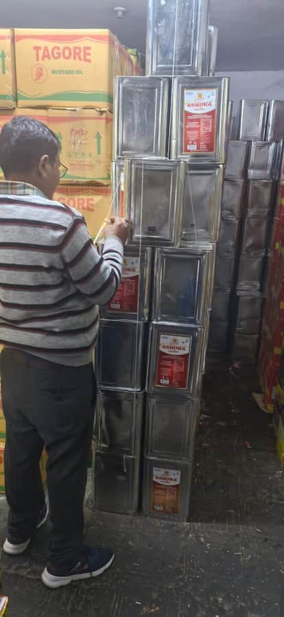 Major Action Under ‘Pure Food Campaign’ in Jaipur, 10,000 Litres of Vanaspati Ghee Seized