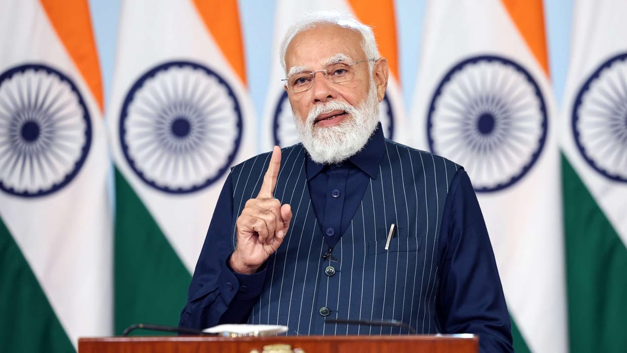 PM Modi says Reform Express continues India GDP to grow by 7.4% investment and reforms are the key to success