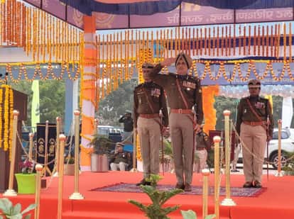 Nalanda news 1340 CRPF personnel took an oath of service to the nation in Rajgir.