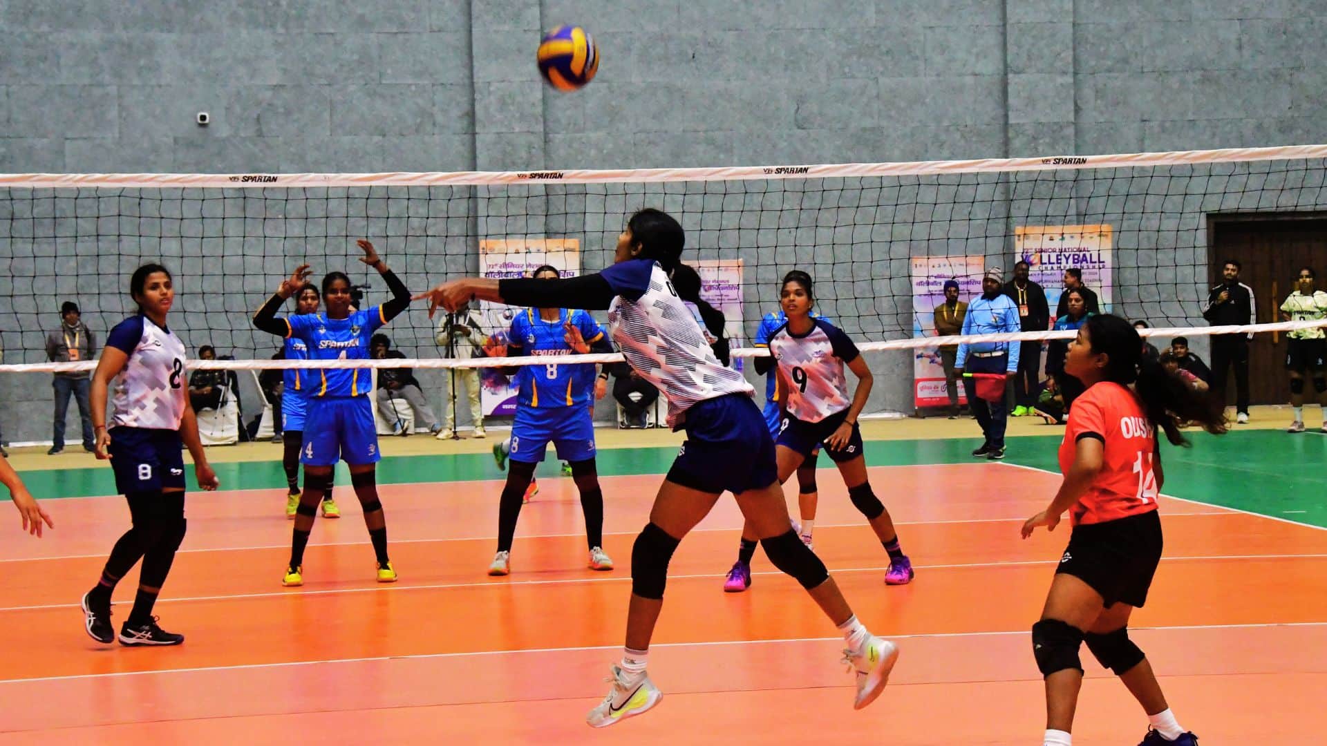 Volleyball Uttar Pradesh women team winning streak ends knocked out of championship after loss in match