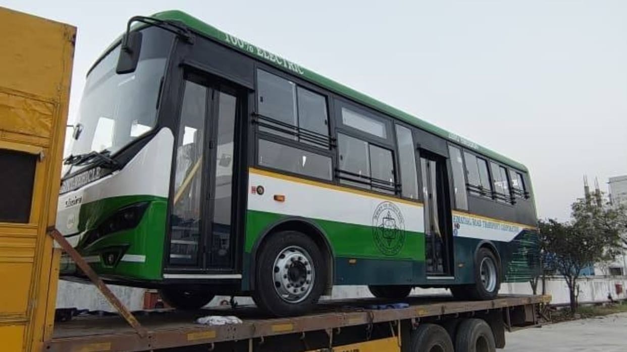 Himachal E-bus sent for trial but keys were left behind in Hyderabad they had to be flown in by plane