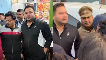UP: Tejashwi enjoyed biryani in Moradabad and took selfies with people