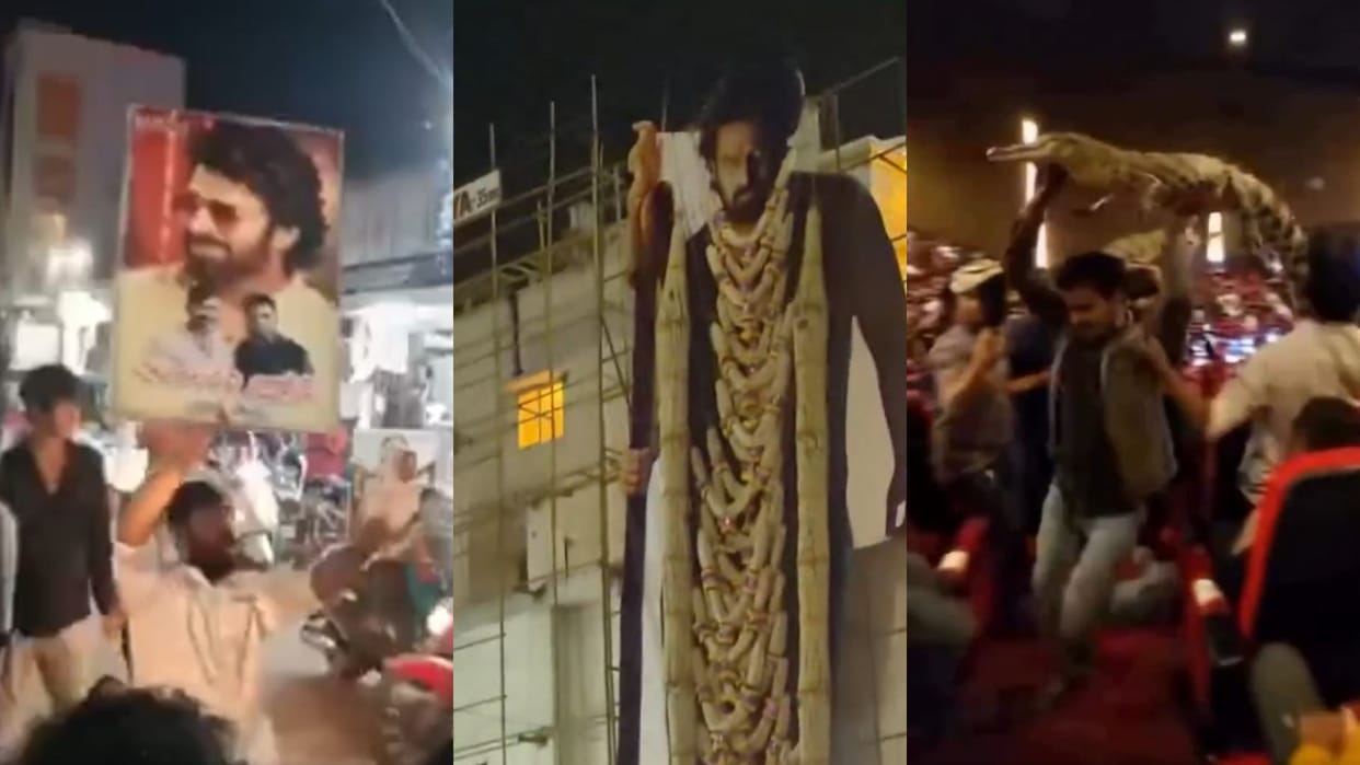 Prabhas fans happy for The Raja Saab release video goes viral