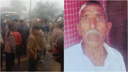 farmer killed after being run over by truck on the Badaun-Dataganj road