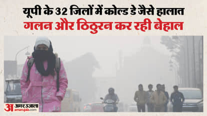 Cold and fog at its peak in Uttar Pradesh, cold day today in 32 districts