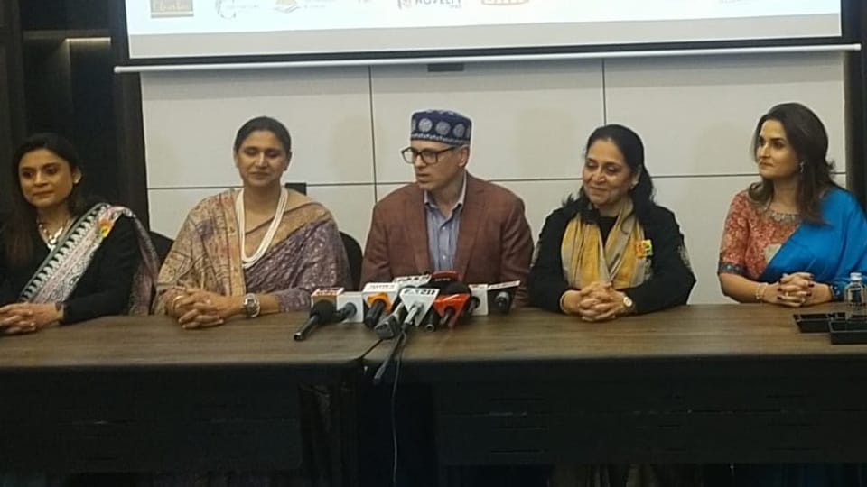 अमृतसर में जम्मू-कश्मीर के सीएम उमर अब्दुल्ला।