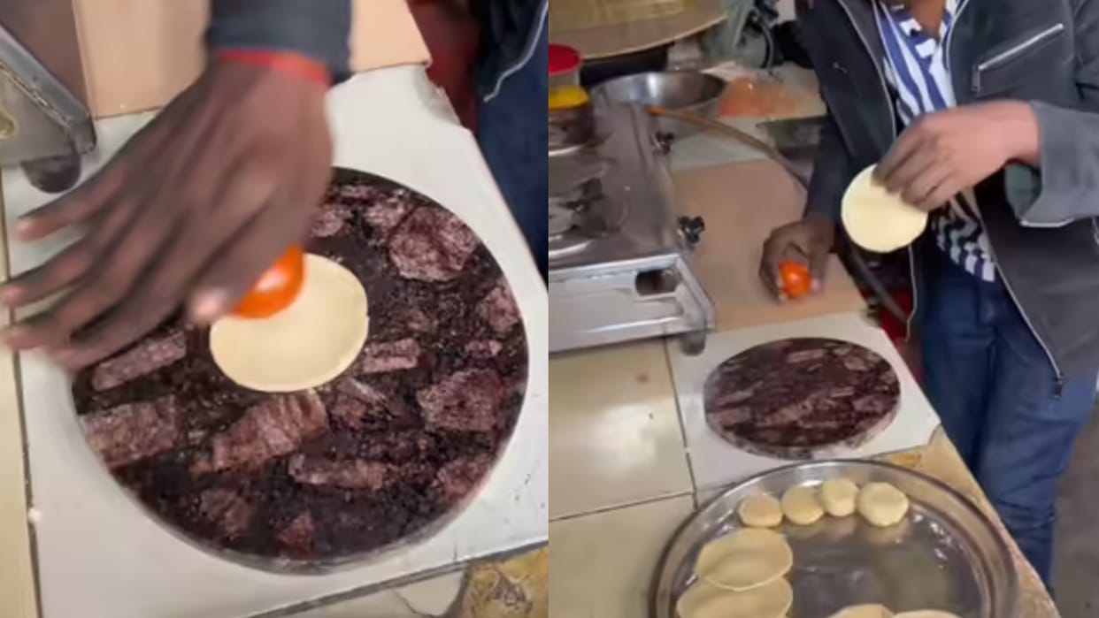 Boy Use Tomato To Make Round Poori In Jugaad Video Viral news in hindi