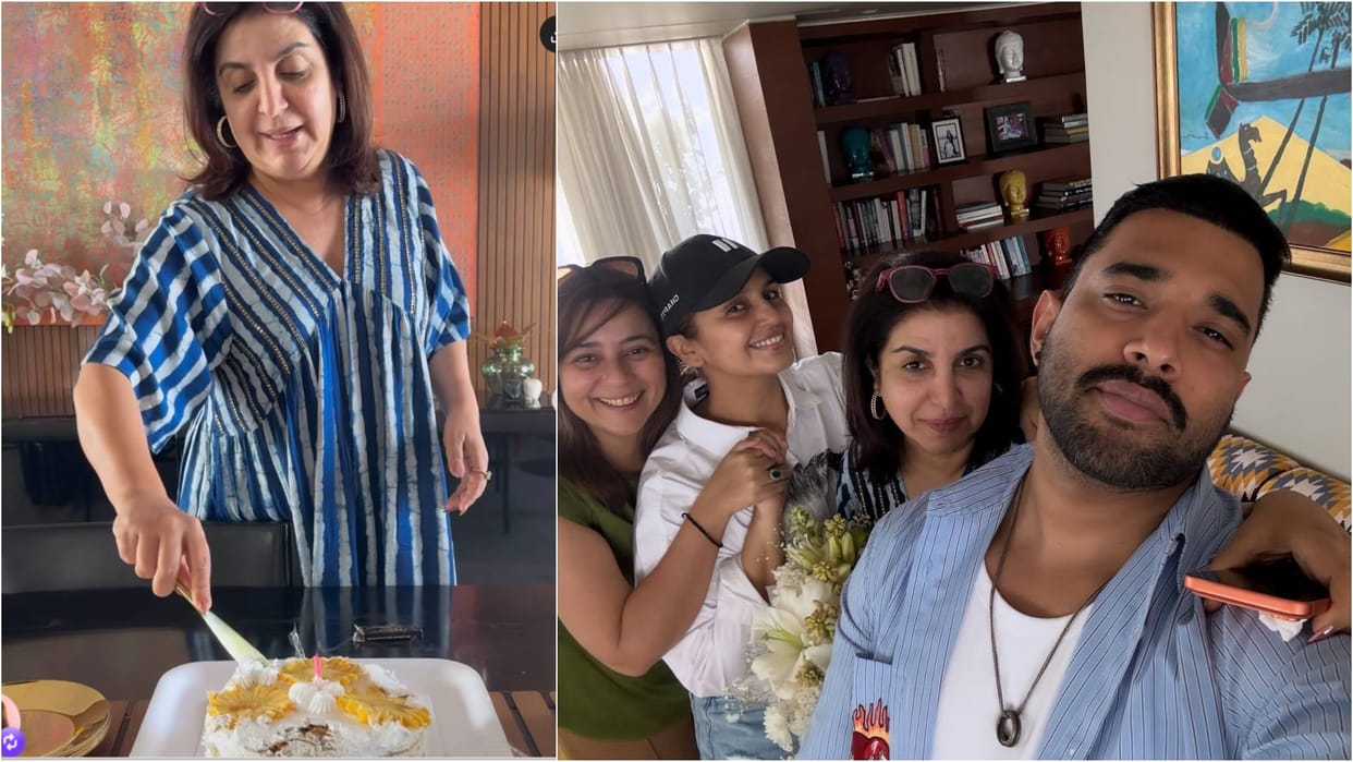 Huma Qureshi Shares Farah Khan Birthday celebration Photos actress rumored boyfriend Rachit Singh also Spotted