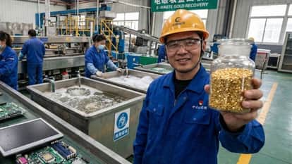 china e waste gold recovery from phones computer breakthrough low cost extraction