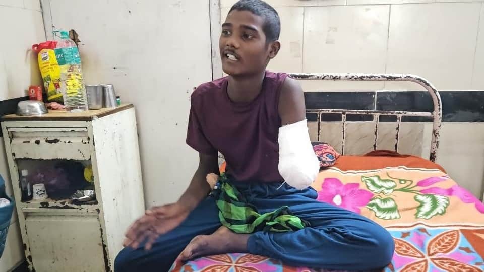 पीड़ित बच्चा